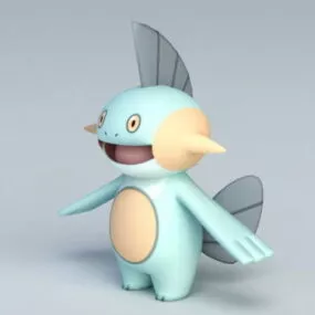 Cartoon Fish 3d model