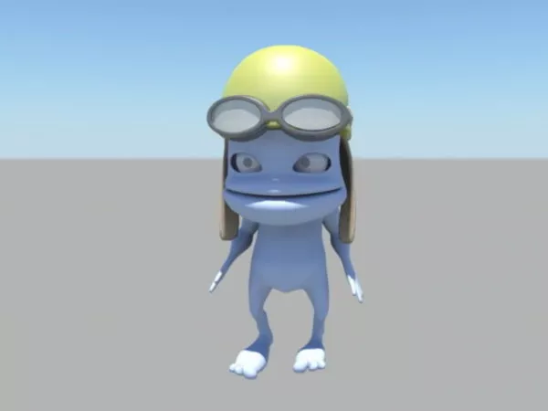 Cartoon Humanoid Frog 3d model Cartoon Humanoid Frog 3d model