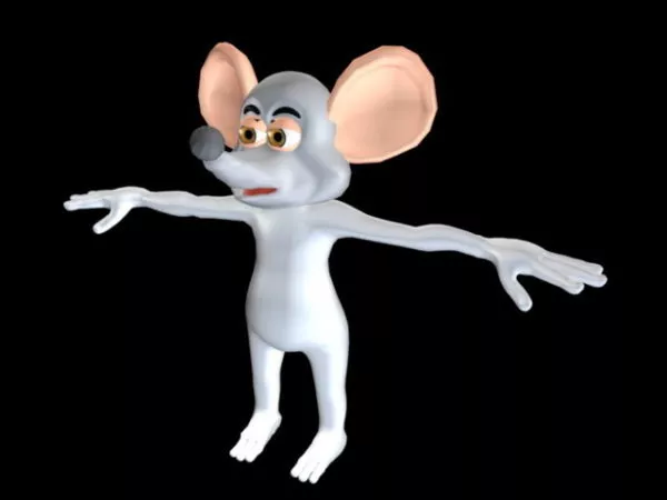 Cartoon Mice Character Rig 3d model Cartoon Mice Character Rig 3d model