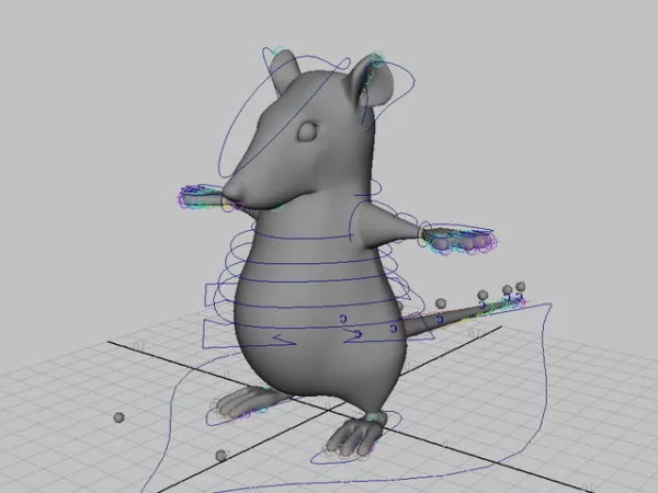 Wild Mouse Animated 3d model