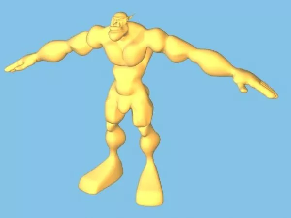 Cartoon Ogre Character 3d model Cartoon Ogre Character 3d model