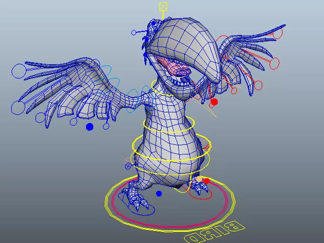 Blue Lorikeet 3d model