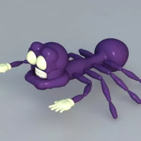 Cartoon Spider 3d model