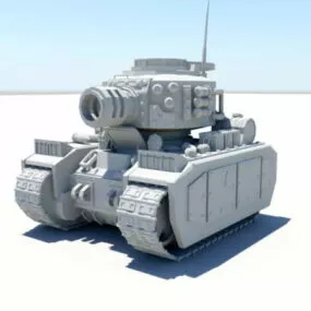 Cartoon Tank 3d model