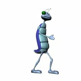 Character Cartoon Ant 3d model