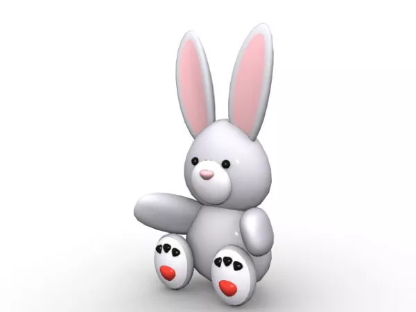 Penny Hare Bunny Character 3d model