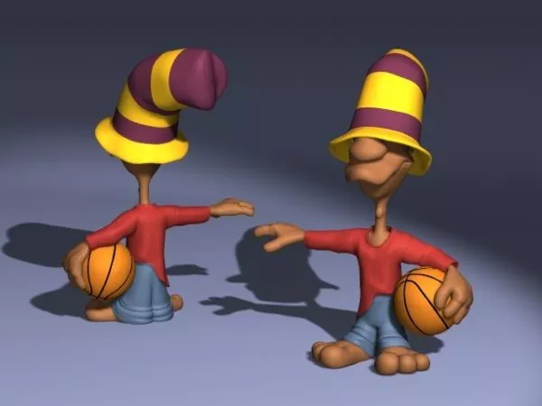 Cartoon Basketball Player Character 3d model Cartoon Basketball Player Character 3d model