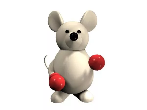 Wild Mouse Animated 3d model