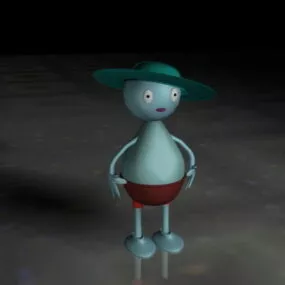 Cartoon Boy 3d model