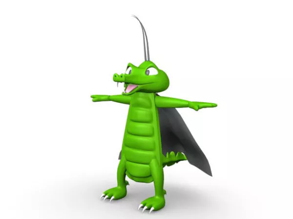 Cartoon Bug Monster 3d model Cartoon Bug Monster 3d model