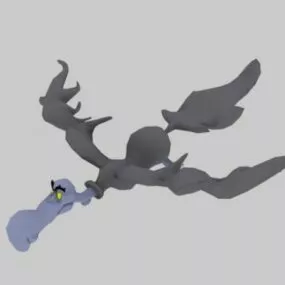 Cartoon Buzzard Character 3d model