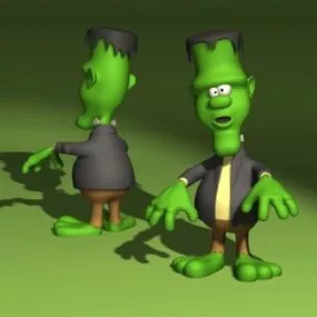 Cartoon Clown Character 3d model