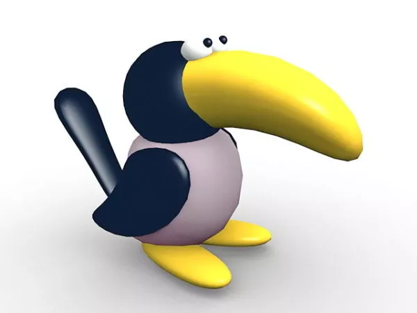 Cassowary Bird 3d model