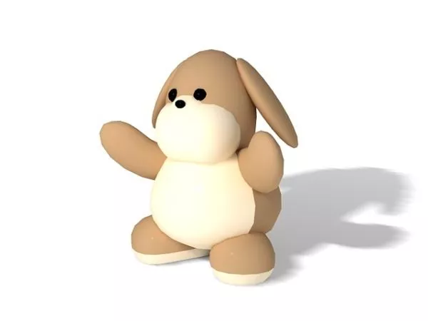 Lowpoly Cardigan Welsh Corgi 3d model