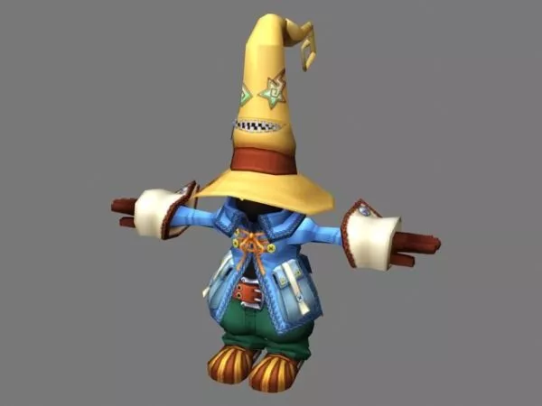 Cartoon Evil Wizard Character 3d model Cartoon Evil Wizard Character 3d model