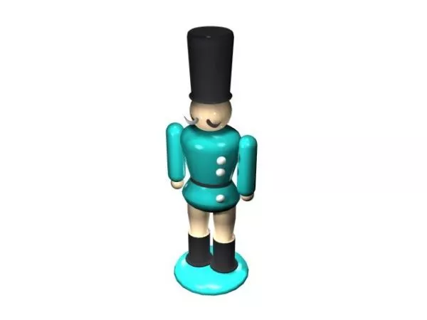 Cartoon Figure Soldier 3d model Cartoon Figure Soldier 3d model