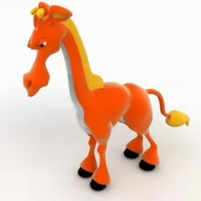 Character Cartoon Foal 3d model