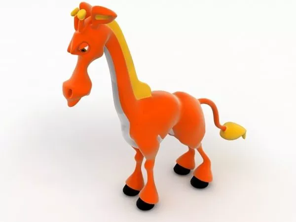 Character Cartoon Foal 3d model Character Cartoon Foal 3d model