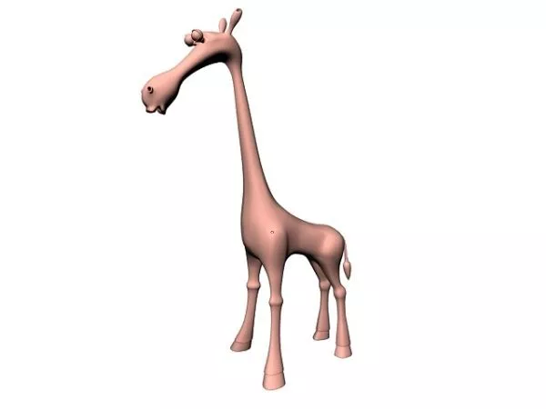Cartoon Giraffe Statue Animal 3d model Cartoon Giraffe Statue Animal 3d model