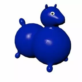 Cartoon Horse Toy 3d model
