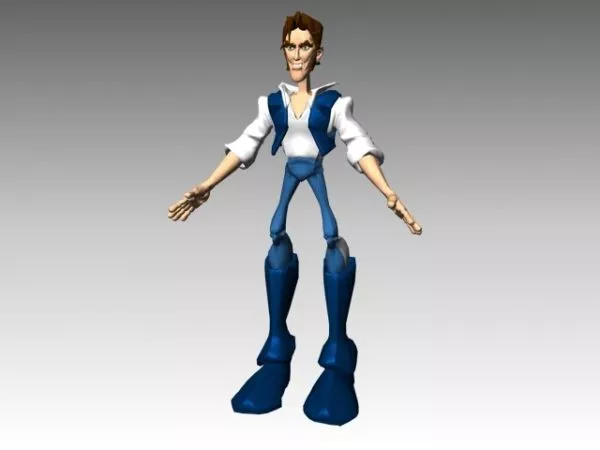 Handsome Man Character 3d model