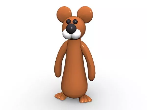 Animated Mouse Devil 3d model