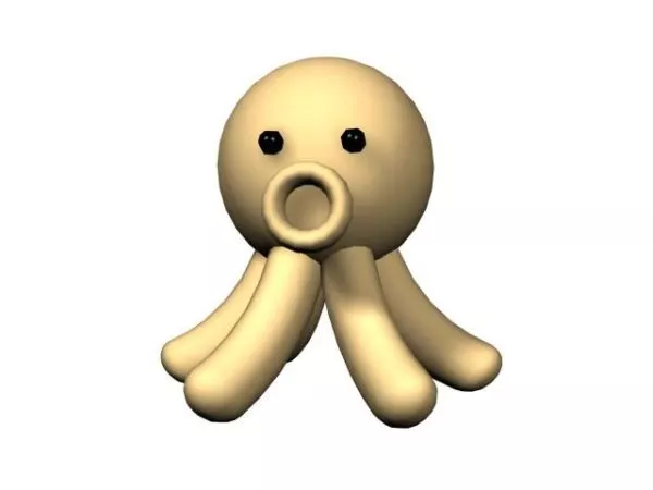 Toy Cartoon Octopus 3d model Toy Cartoon Octopus 3d model