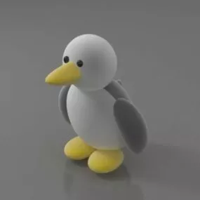 Cartoon Penguin Toy 3d model