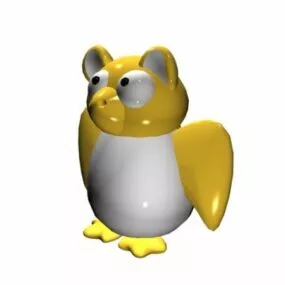 Cartoon Platypus Toy 3d model