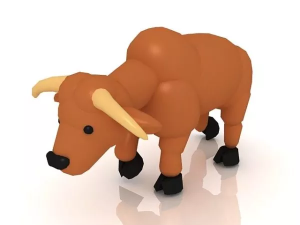 Cartoon Rhino Character 3d model Cartoon Rhino Character 3d model