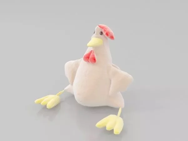 Cartoon Rooster Character 3d model Cartoon Rooster Character 3d model