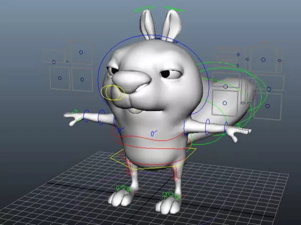Character Cartoon Squirrel Rigged 3d model Character Cartoon Squirrel Rigged 3d model