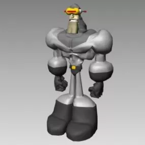 Funny Cartoon Superman 3d model