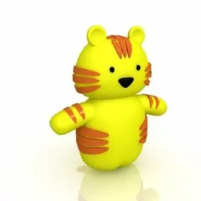 Cartoon Tiger Toy 3d model