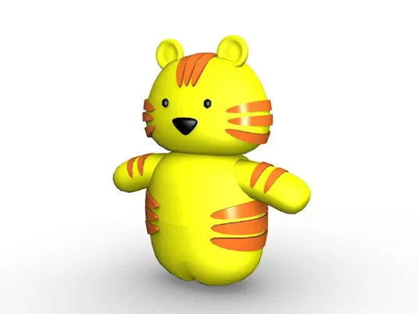 Cartoon Tiger Toy 3d model Cartoon Tiger Toy 3d model