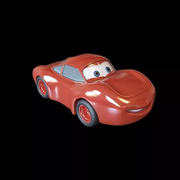 Cartoon Toy Car 3d model Cartoon Toy Car 3d model