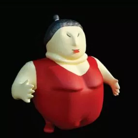 Cartoon Toy Plastic Figure 3d model