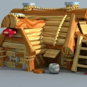 Cartoon Variety Store 3d model