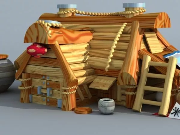 Cartoon Variety Store 3d model Cartoon Variety Store 3d model