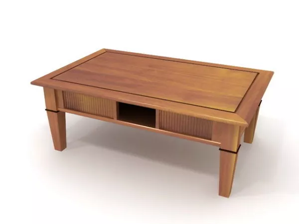 Furniture Carved Wooden Coffee Table 3d model Furniture Carved Wooden Coffee Table 3d model
