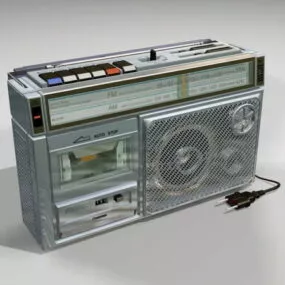 Cassette Tape Recorder Player 3d model