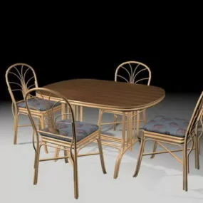 Casual Kitchen Dining Sets 3d model