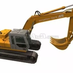 Caterpillar Excavating Machine 3d model
