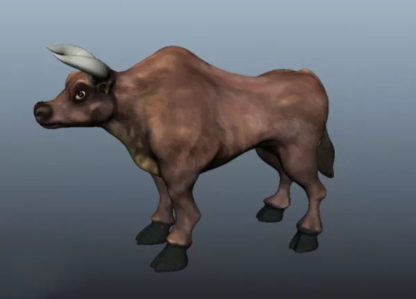 Cattle Bull 3d model Cattle Bull 3d model