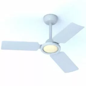 Ceiling Fan With Light 3d model