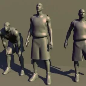 Celtics Big 3 3d model