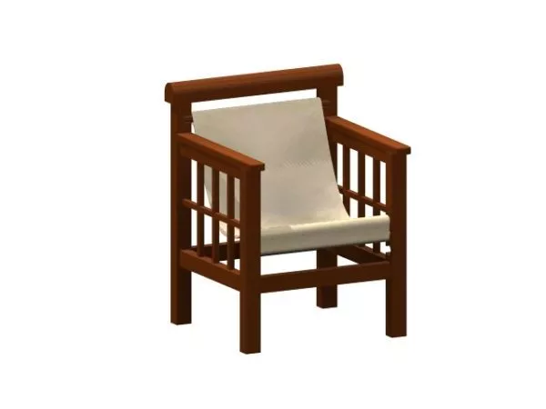 Chair By Robert Mallet-stevens 3d model Chair By Robert Mallet-stevens 3d model