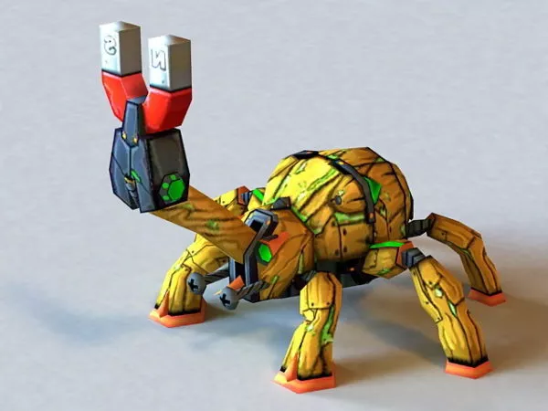 Charged Magno Beetle 3d model Charged Magno Beetle 3d model
