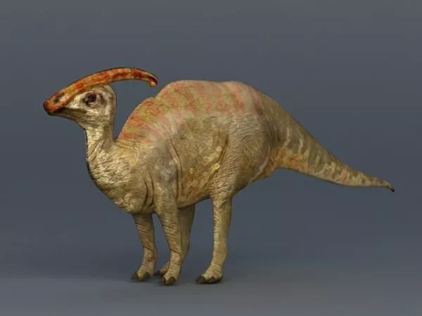 Animated Cartoon Dinosaur 3d model