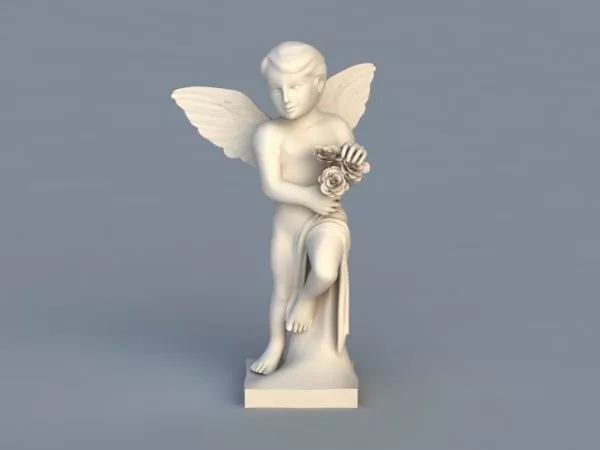 Cherub Sculpture 3d model Cherub Sculpture 3d model